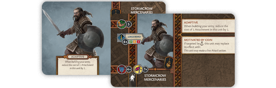 A Song of Ice and Fire : Tabletop Miniatures Game - Stormcrow Mercenaries